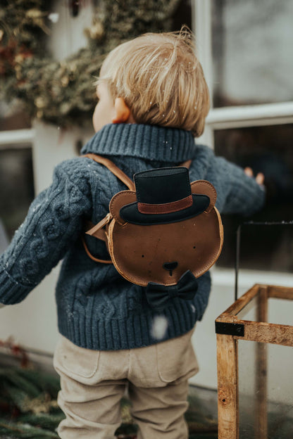 Matsi Backpack | Bear | Cognac Classic Leather