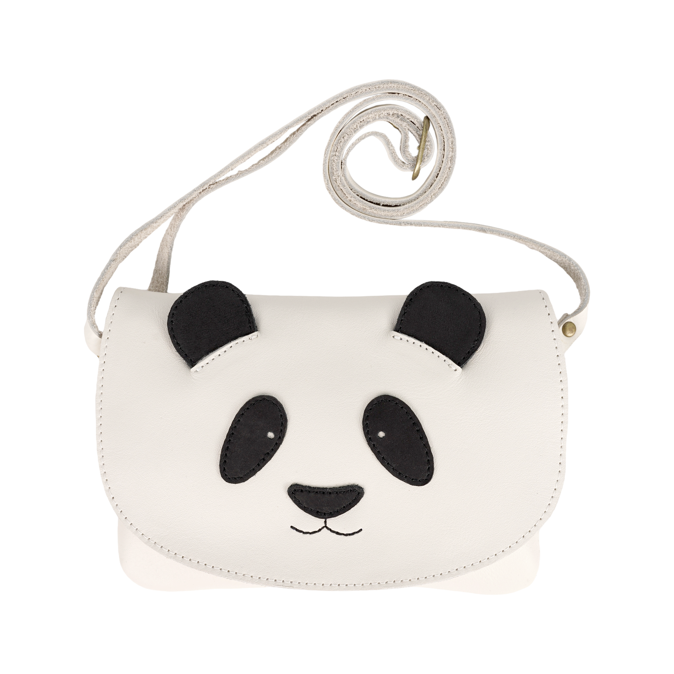 Alaula Purse | Panda | Off White Leather