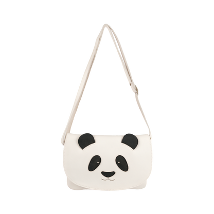 Alaula Purse | Panda | Off White Leather