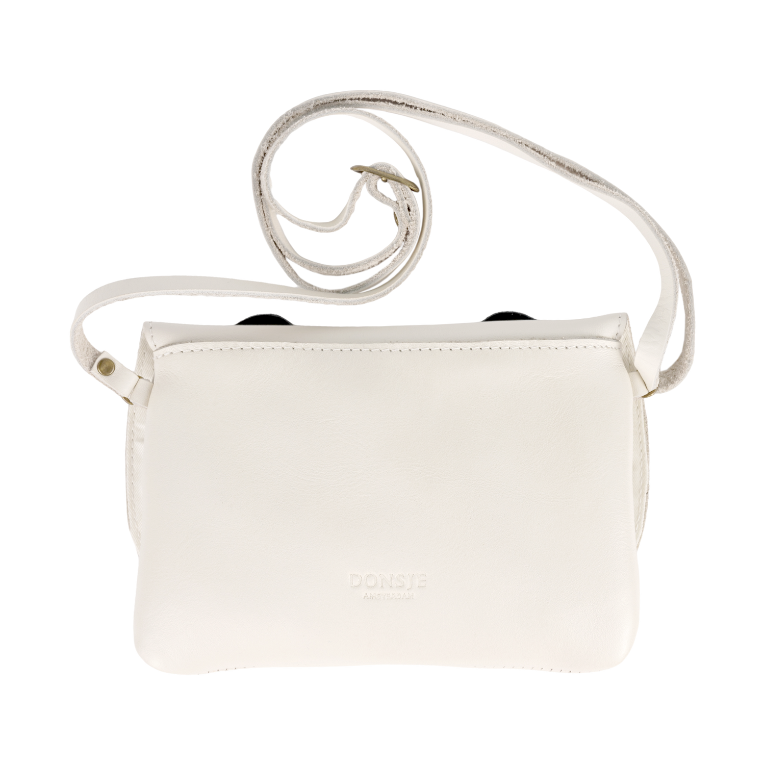 Alaula Purse | Panda | Off White Leather