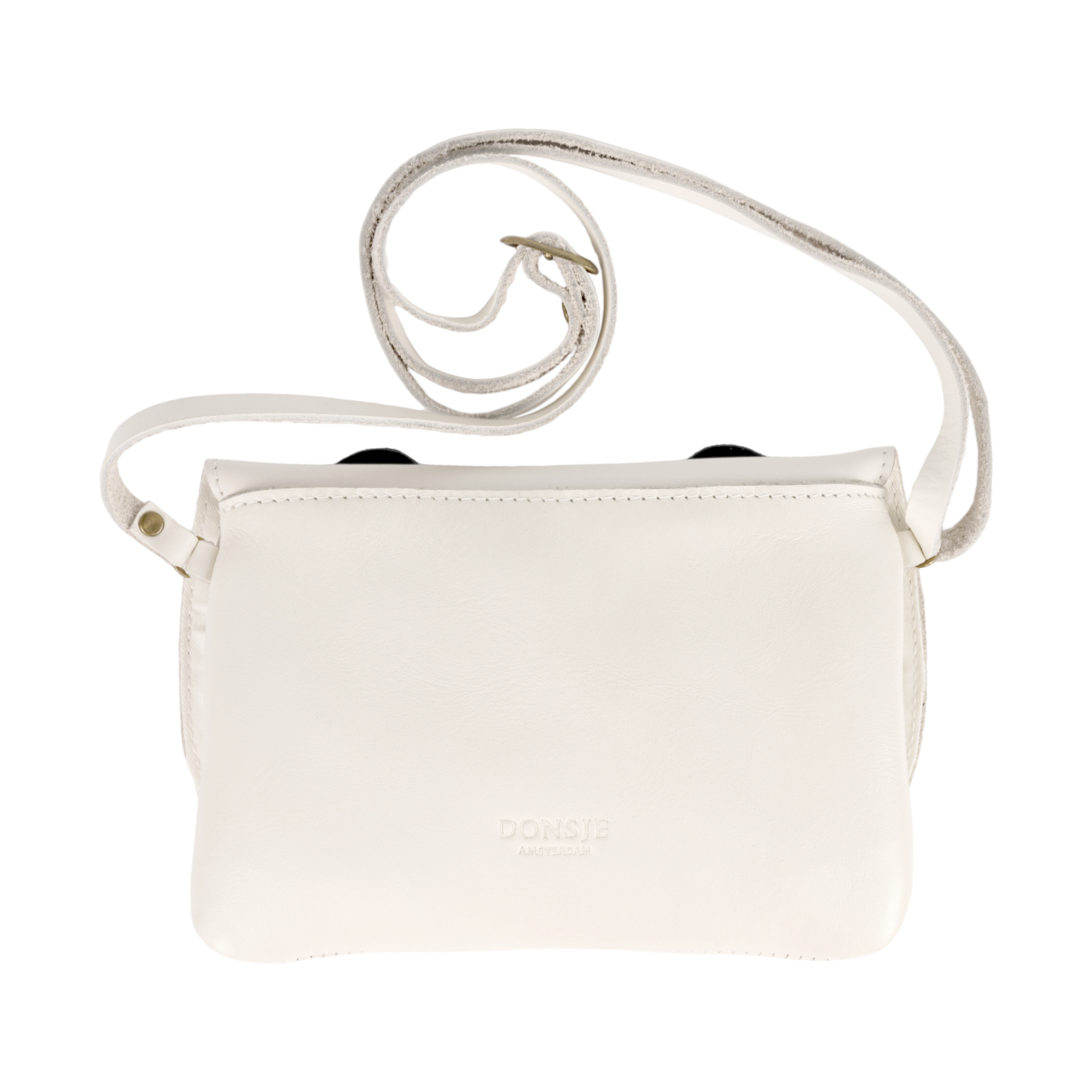 Alaula Purse | Panda | Off White Leather