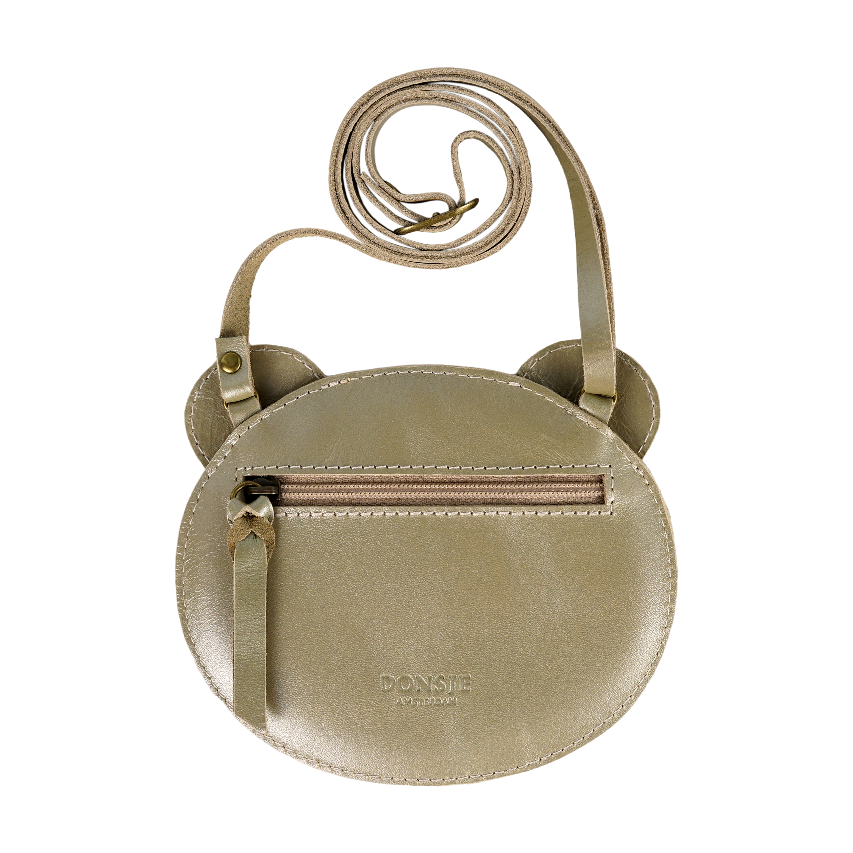 Blinc Purse | Bear | Champagne Metallic Leather