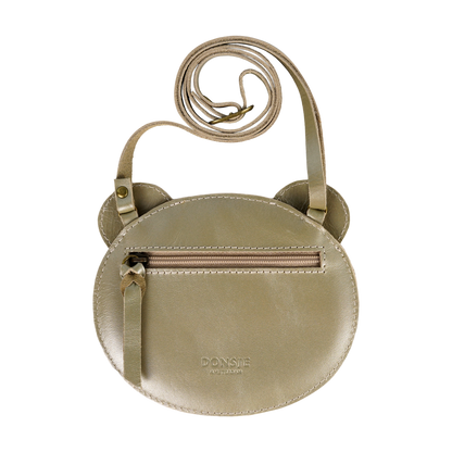 Blinc Purse | Bear | Champagne Metallic Leather