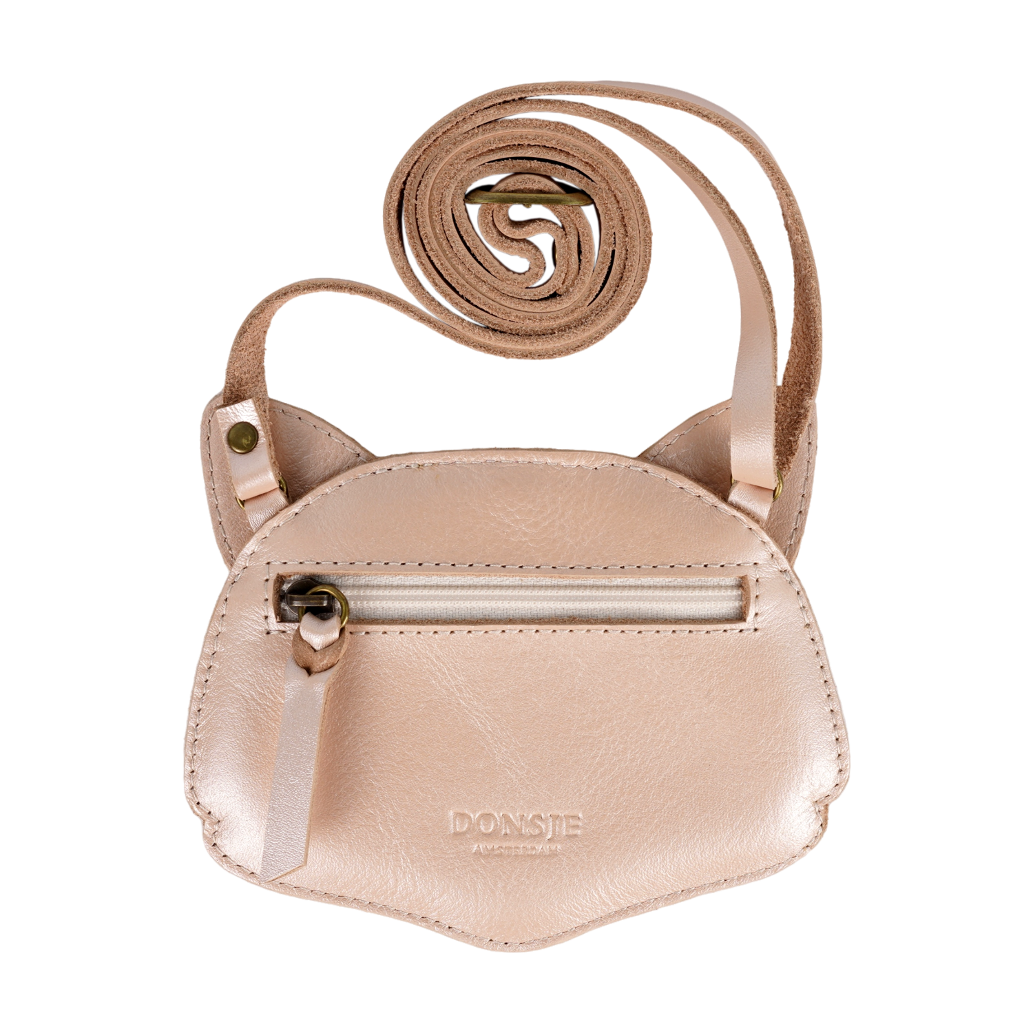 Blinc Purse | Cat | Rose Metallic Leather