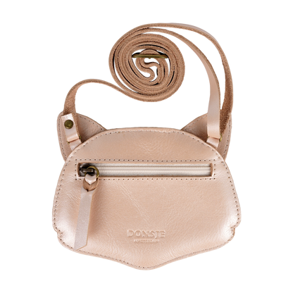 Blinc Purse | Cat | Rose Metallic Leather