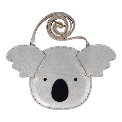 Blinc Purse | Koala | Silver Grey Metallic Leather