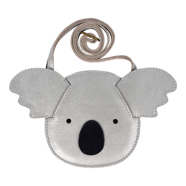 Blinc Purse | Koala | Silver Grey Metallic Leather