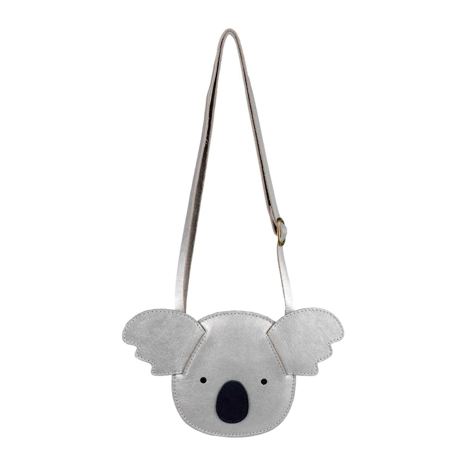 Blinc Purse | Koala | Silver Grey Metallic Leather