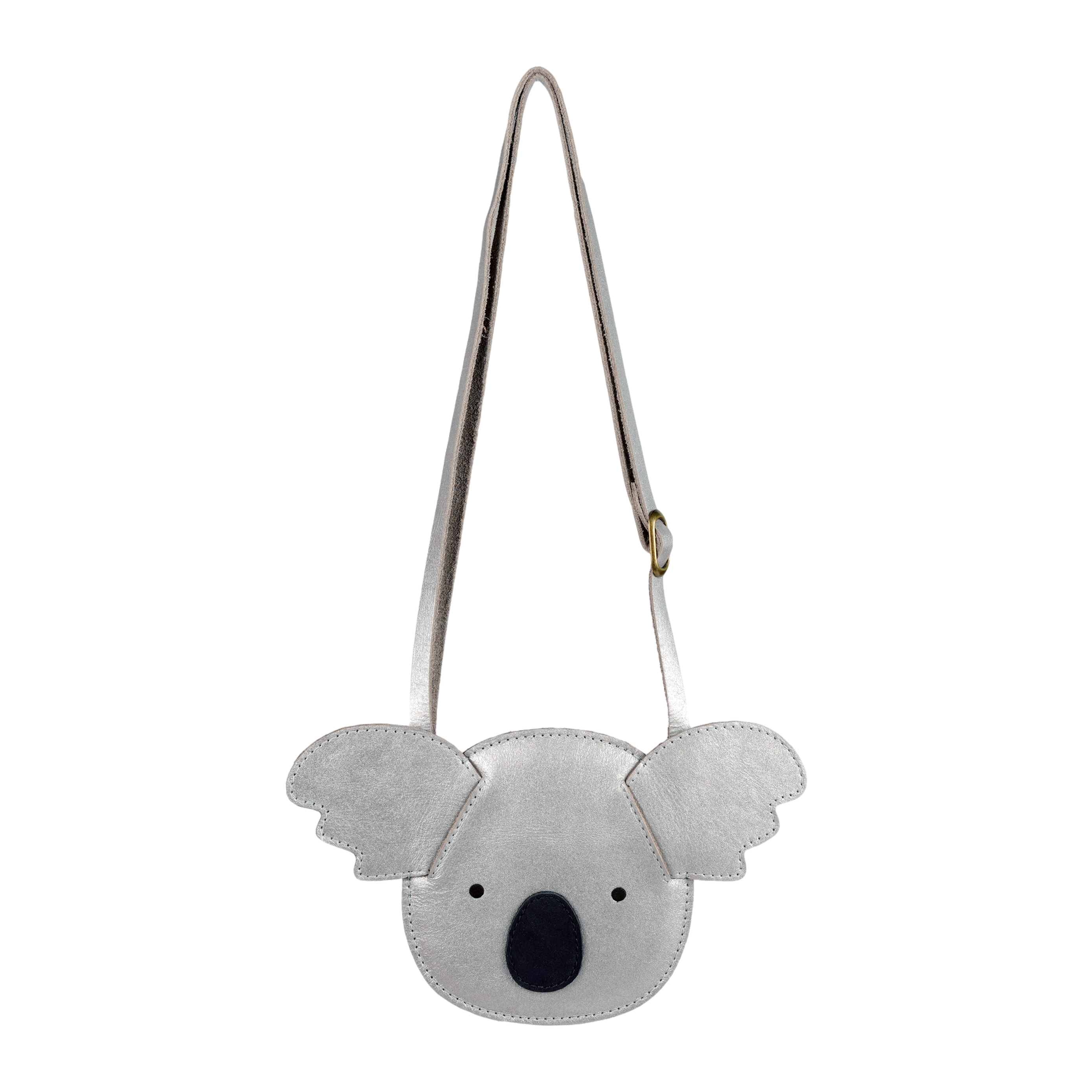 Blinc Purse | Koala | Silver Grey Metallic Leather