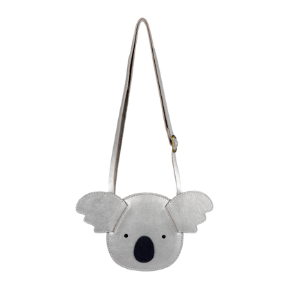 Blinc Purse | Koala | Silver Grey Metallic Leather