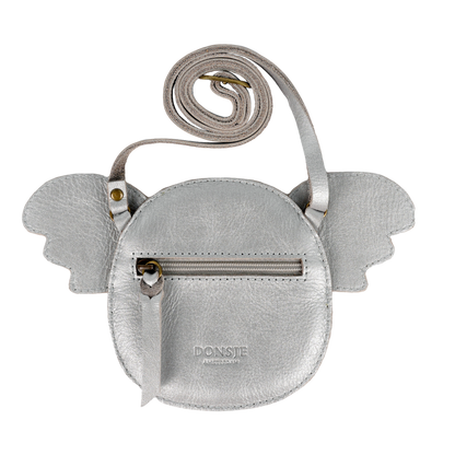 Blinc Purse | Koala | Silver Grey Metallic Leather