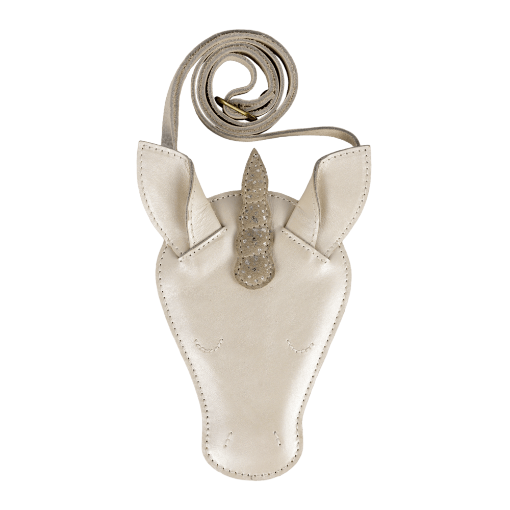Blinc Purse | Unicorn | Off White Metallic Leather