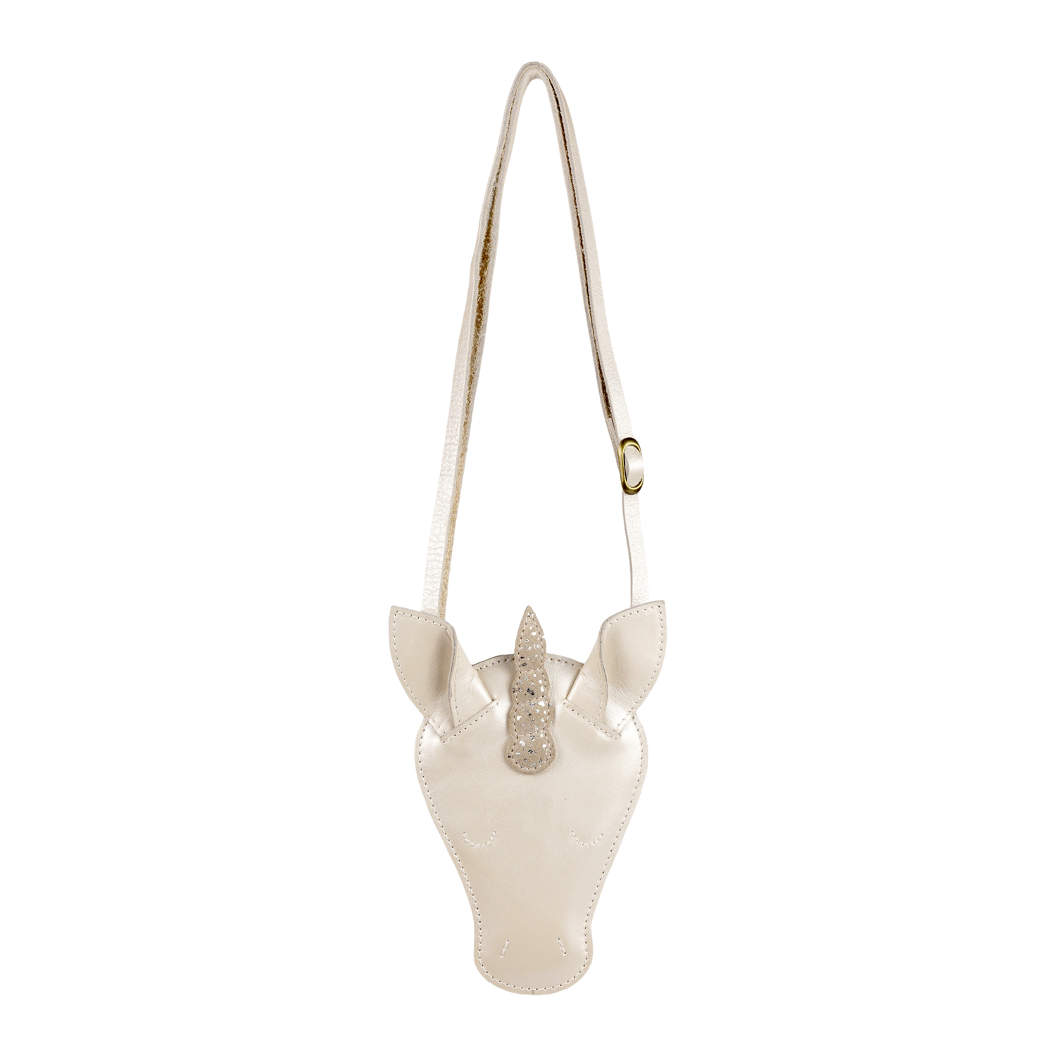 Blinc Purse | Unicorn | Off White Metallic Leather