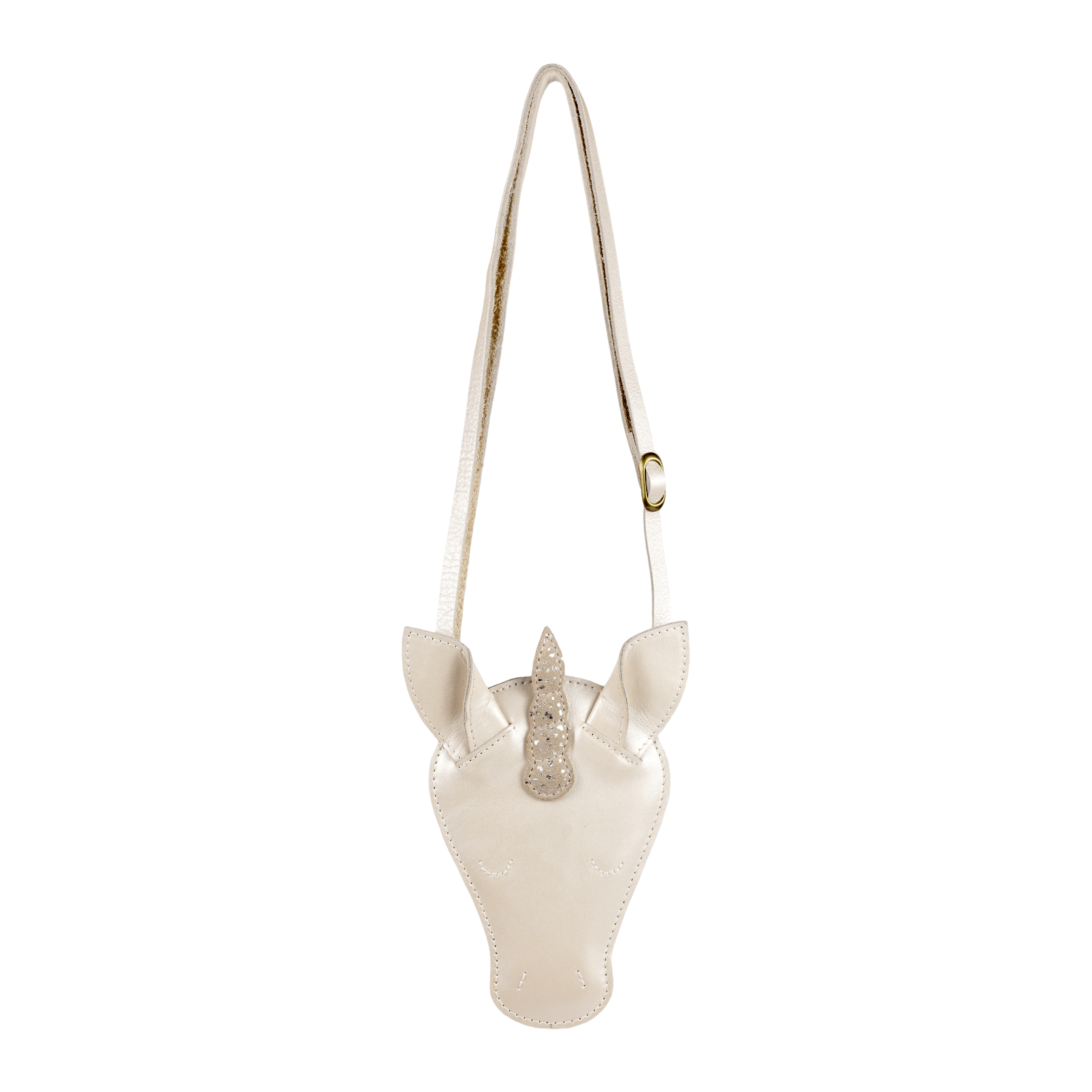 Blinc Purse | Unicorn | Off White Metallic Leather