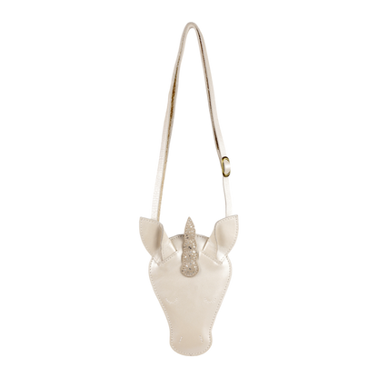 Blinc Purse | Unicorn | Off White Metallic Leather