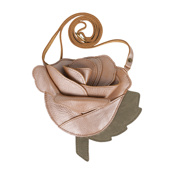 Filoe Purse | Rose | Clay Metallic Leather