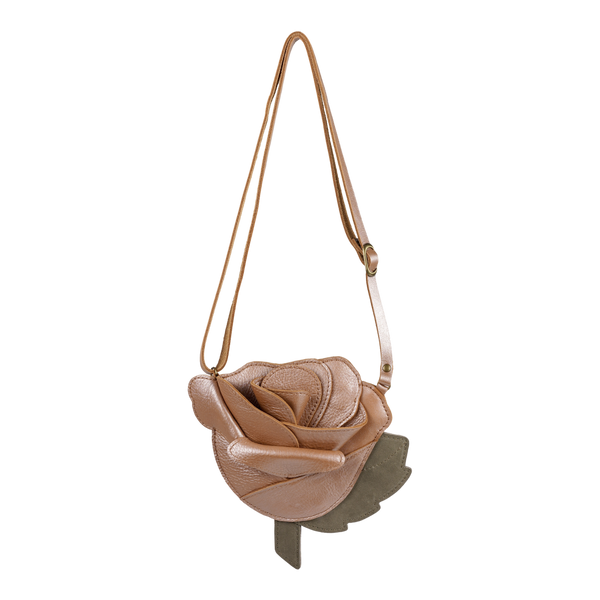 Filoe Purse | Rose | Clay Metallic Leather