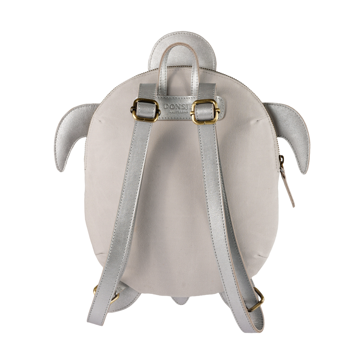 Gozo Backpack | Shimmer Turtle | Silver Grey Metallic Leather Gozo Backpack | Shimmer Turtle | Silver Grey Metallic Leather