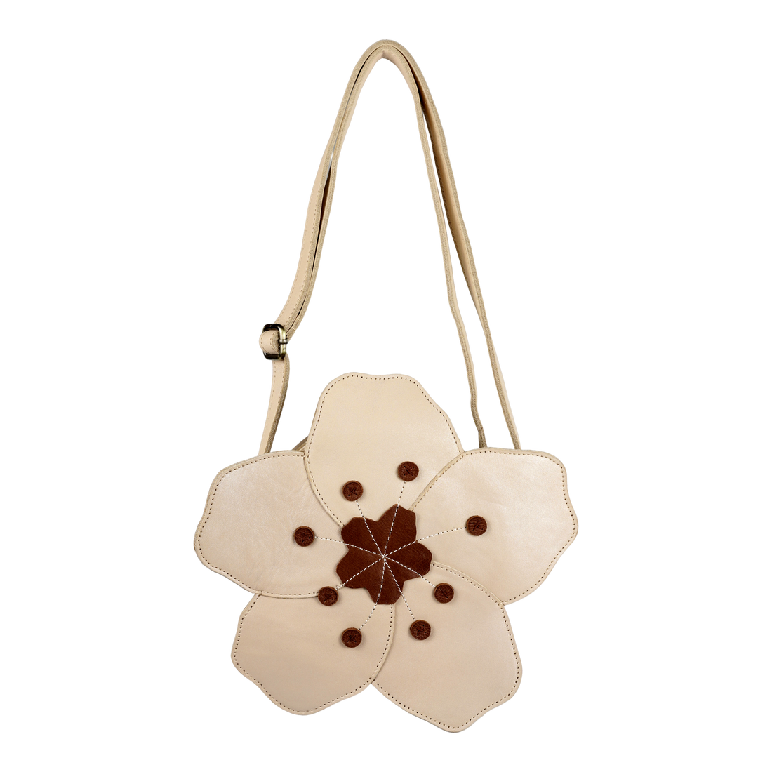 Julott Shoulder Bag | Blossom | Powder Metallic Nubuck