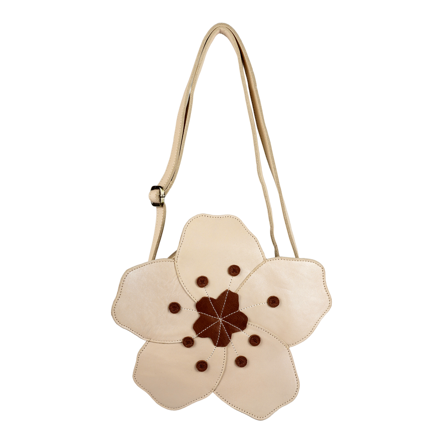 Julott Shoulder Bag | Blossom | Powder Metallic Nubuck