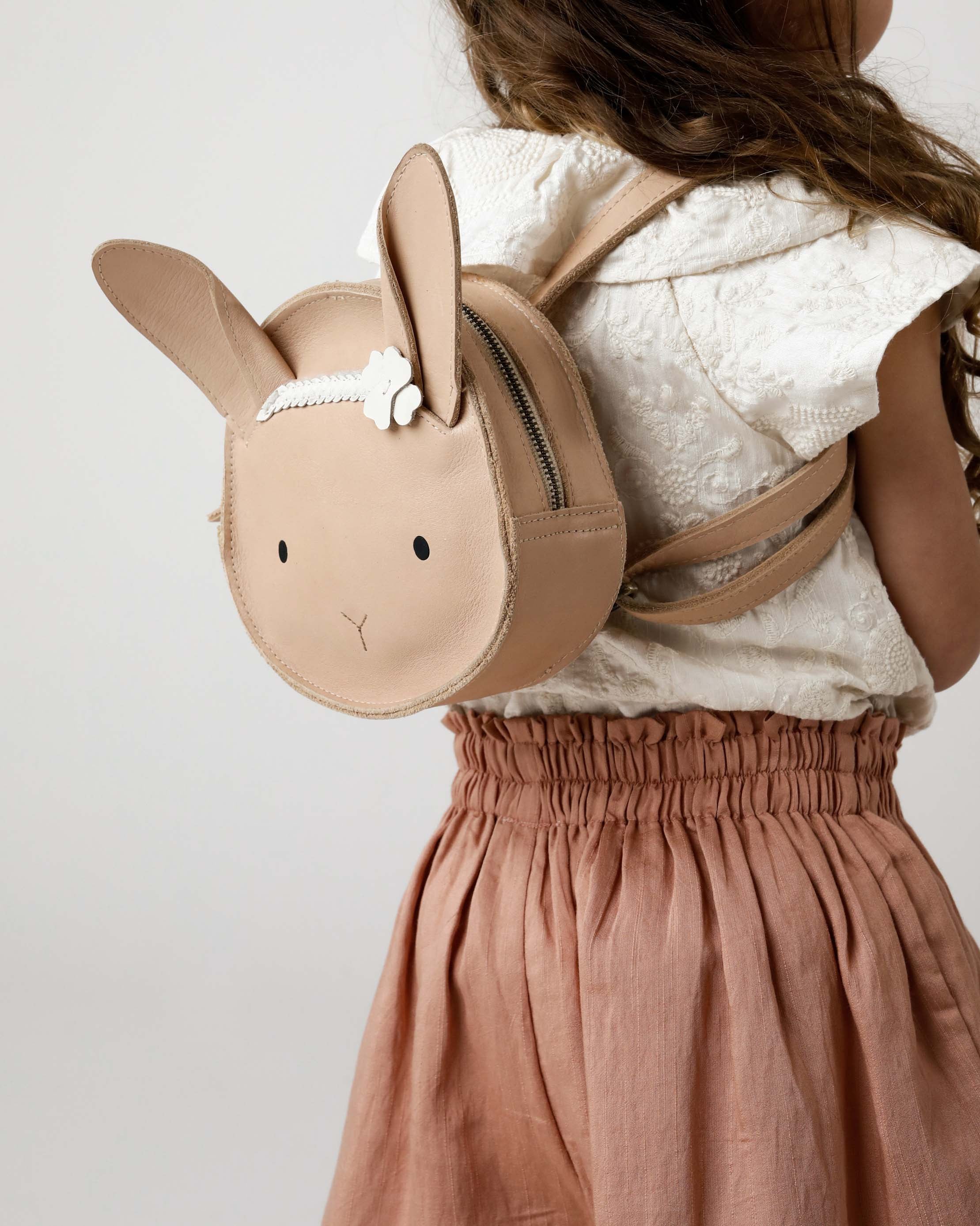 Stelloux Backpack | Bride | Light Rust Leather – Donsje Amsterdam