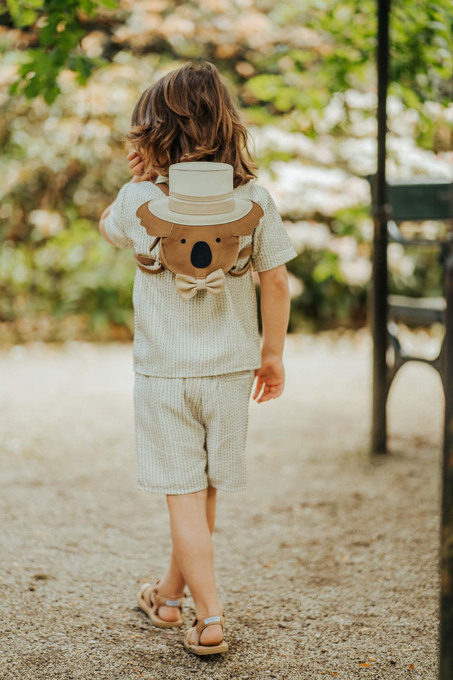 Stelloux Backpack | Groom | Truffle Nubuck – Donsje Amsterdam