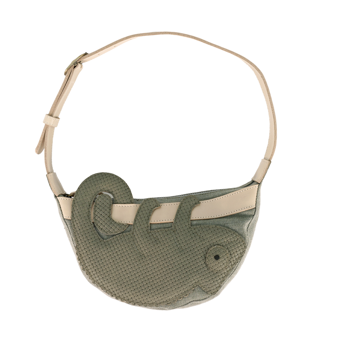 Talei Bumbag | Chameleon | Stone Square Stamped Nubuck