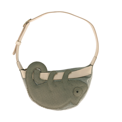 Talei Bumbag | Chameleon | Stone Square Stamped Nubuck