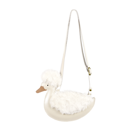 Chiem Purse | Duck | Off White Metallic Leather