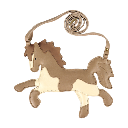 Chiem Purse | Pony | Truffle Metallic Nubuck