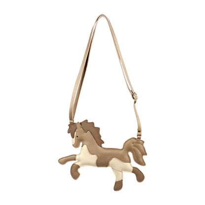 Chiem Purse | Pony | Truffle Metallic Nubuck