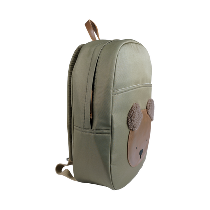 Pibbe Schoolbag | Bear | Stone Taslan