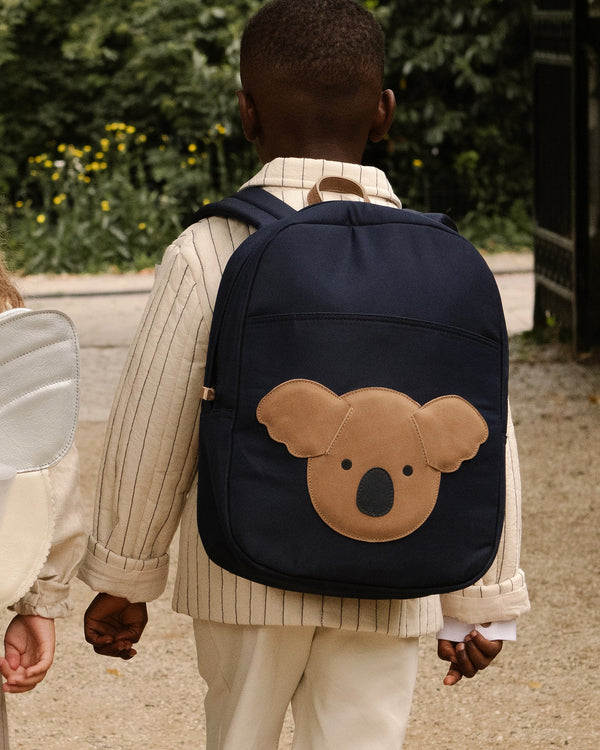 Pibbe Schoolbag | Koala | Navy Taslan