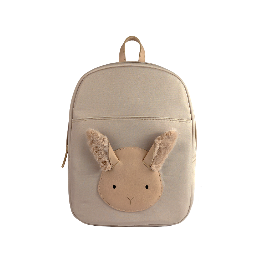 Pibbe Schoolbag | Fluffy Bunny | Cream Taslan
