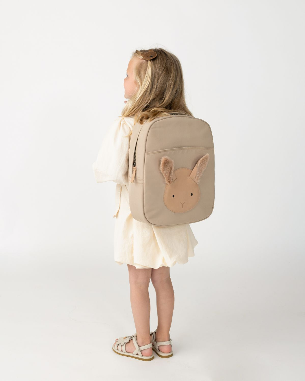 Pibbe Schoolbag | Fluffy Bunny | Cream Taslan