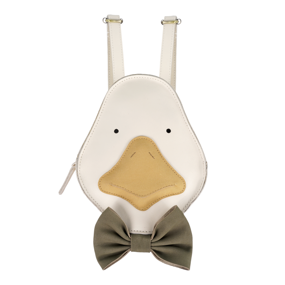 Stanzen Backpack | Goose | Off White Leather