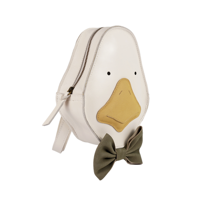 Stanzen Backpack | Goose | Off White Leather