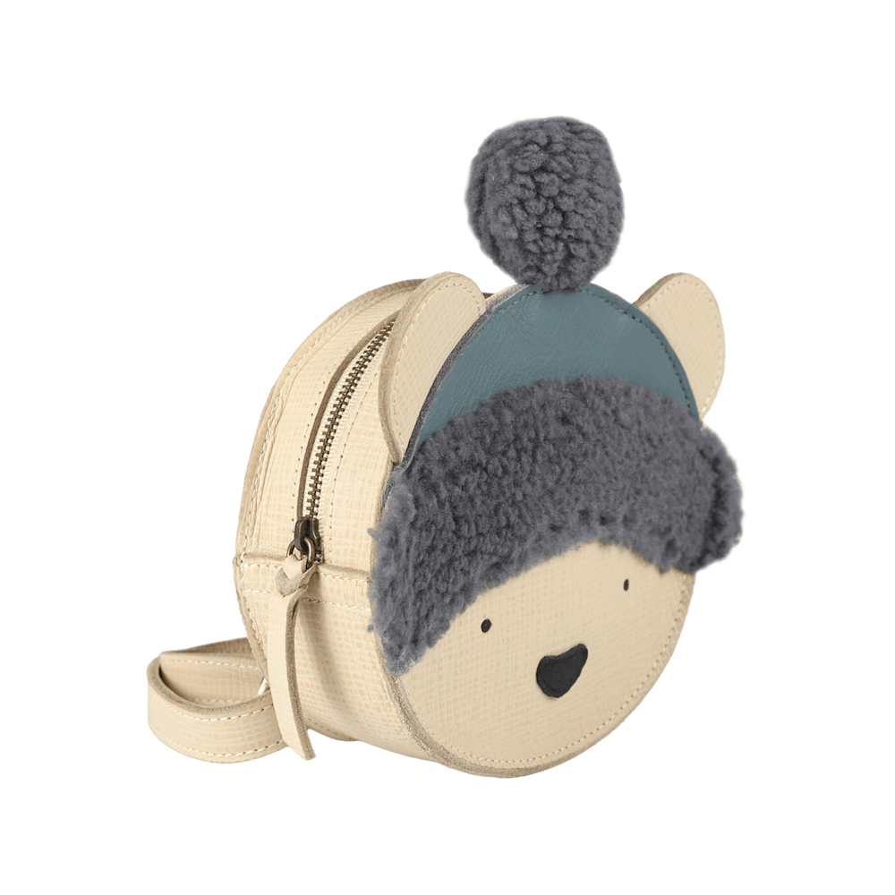 Stanzen Backpack | Polar Bear | Cream Scored Leather