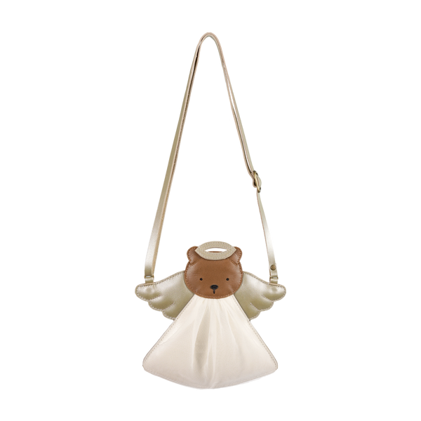 Wonda Purse | Angel Bear | Champagne Metallic Leather