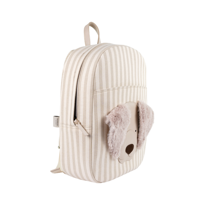 Bippe Schoolbag | Golden Retriever | Ivory - Off-White Striped