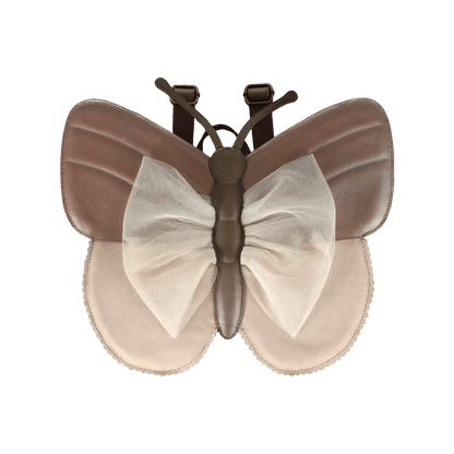 Alja Schoolbag | Vlinder | Clay Metallic Leather