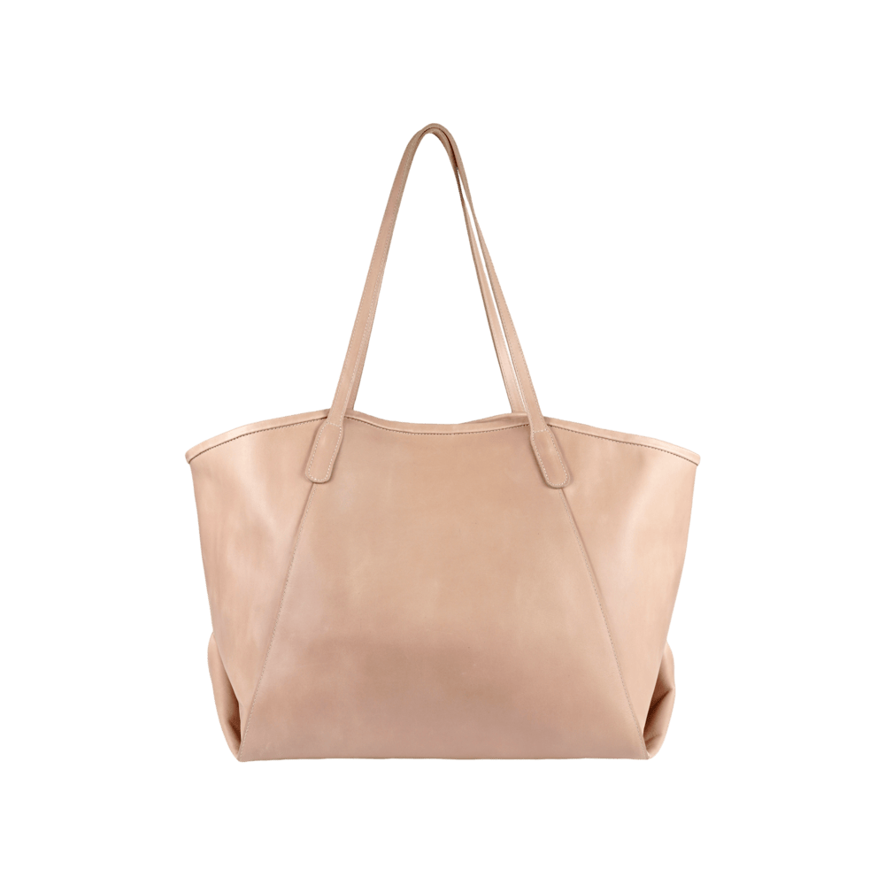 Giojah Tote Bag | Fluffy Bunny | Light Rust Leather