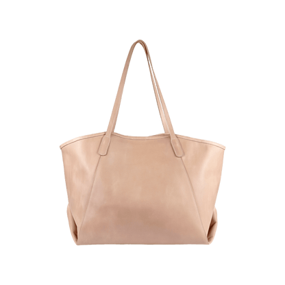 Giojah Tote Bag | Fluffy Bunny | Light Rust Leather