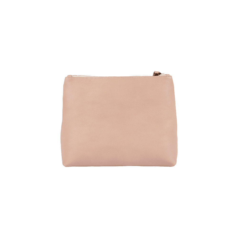 Gisani Pouch | Fluffy Bunny | Light Rust Leather