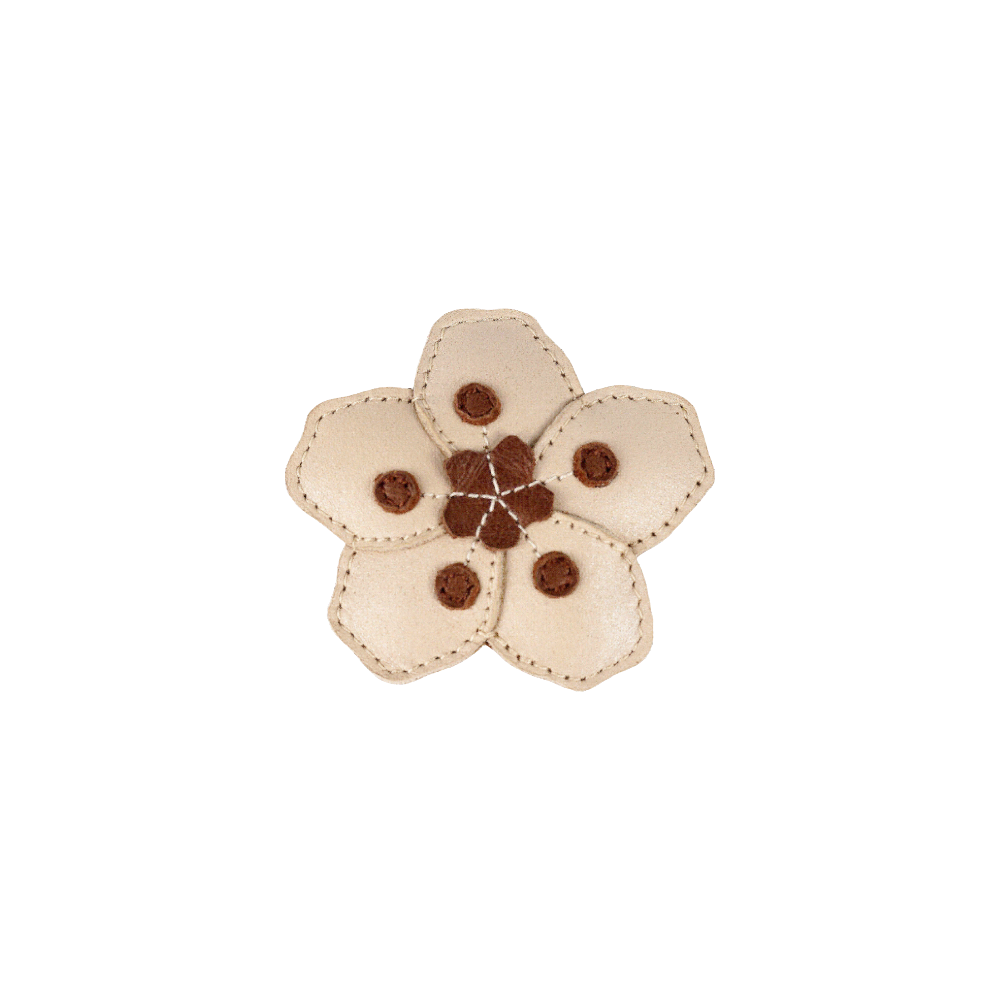 Zaza Fields Hairclip | Blossom | Powder Metallic Nubuck