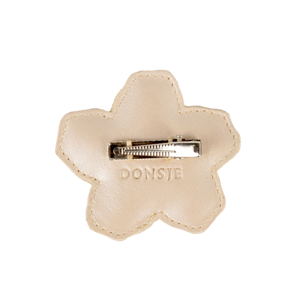 Zaza Fields Hairclip | Blossom | Powder Metallic Nubuck