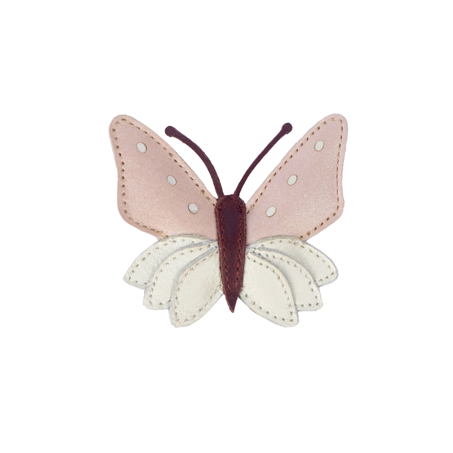 Zaza Sky Hairclip | Butterfly | Powder Metallic Nubuck