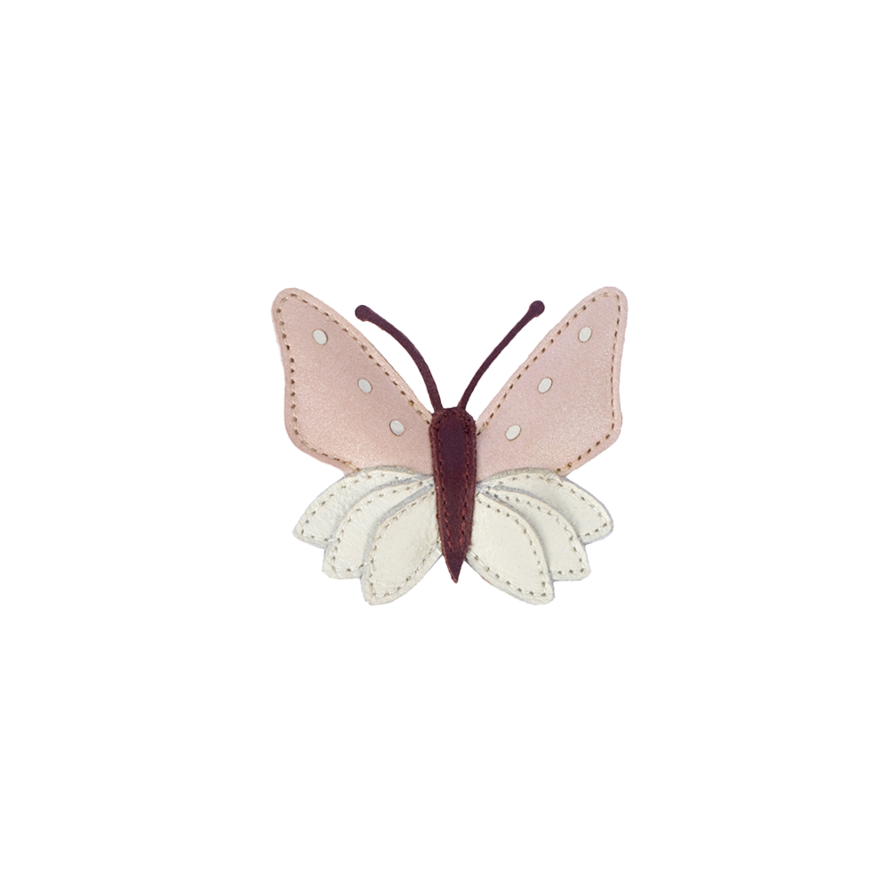 Zaza Sky Hairclip | Butterfly | Powder Metallic Nubuck