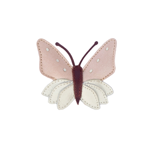 Zaza Sky Hairclip | Butterfly | Powder Metallic Nubuck
