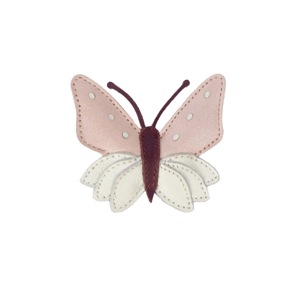 Zaza Sky Hairclip | Butterfly | Powder Metallic Nubuck
